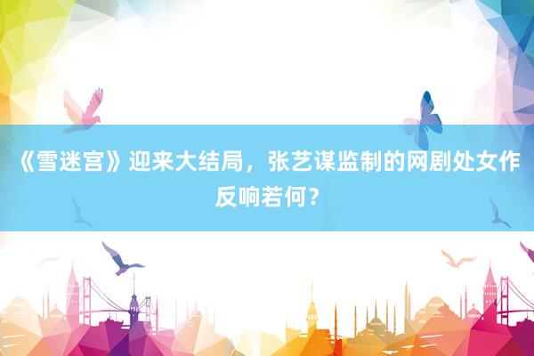 《雪迷宫》迎来大结局，张艺谋监制的网剧处女作反响若何？